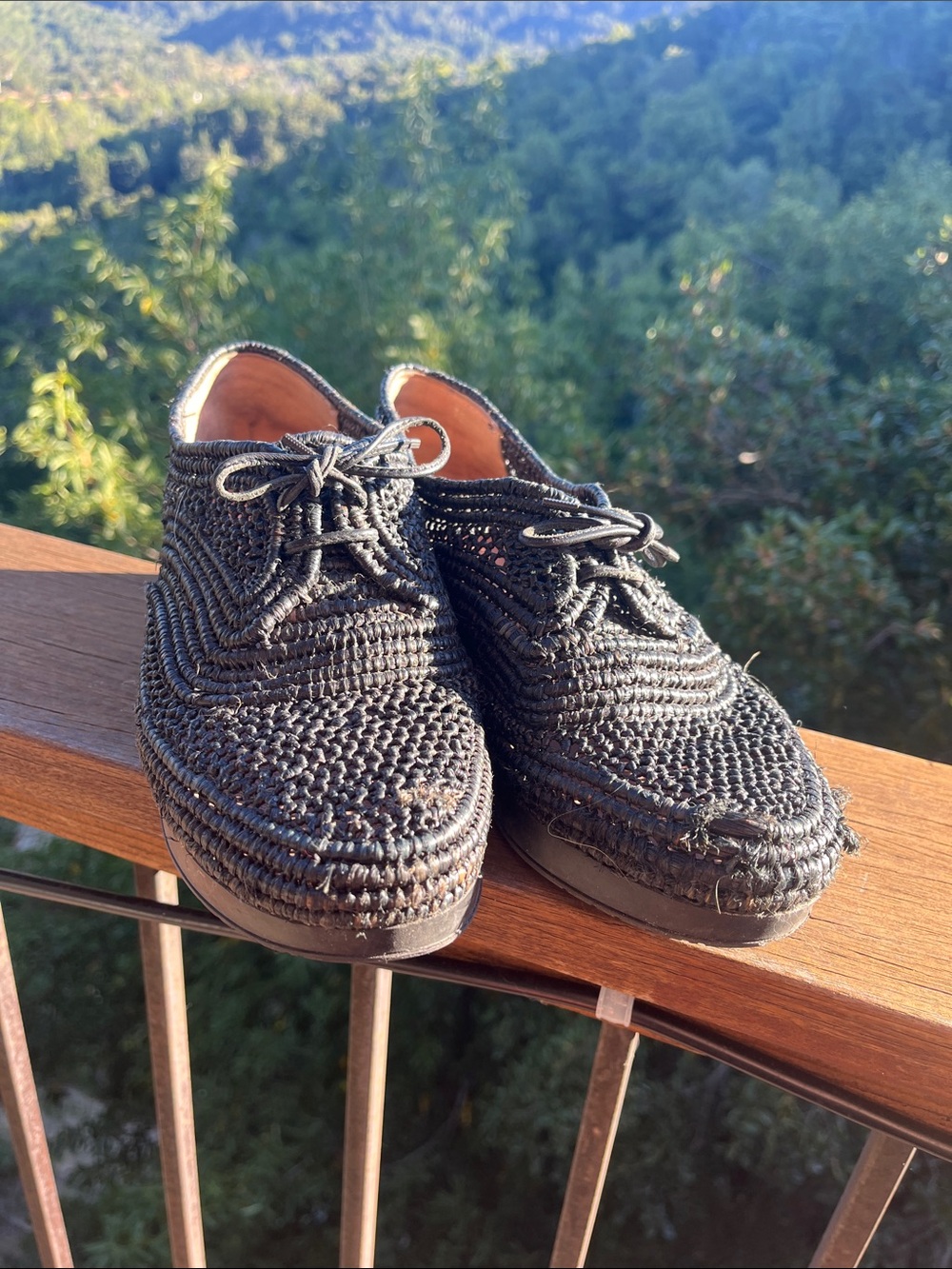 Robert Clergerie Natural Crochet